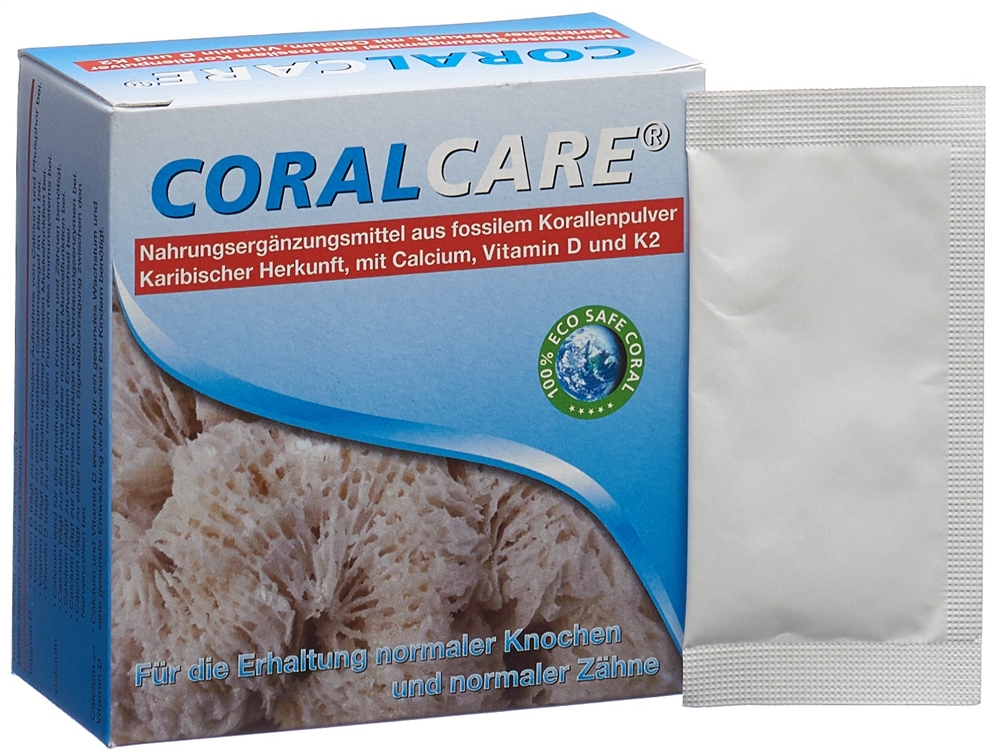 CORALCARE Coralcalcium 2000 mg VitD3 + K2 30 Stk