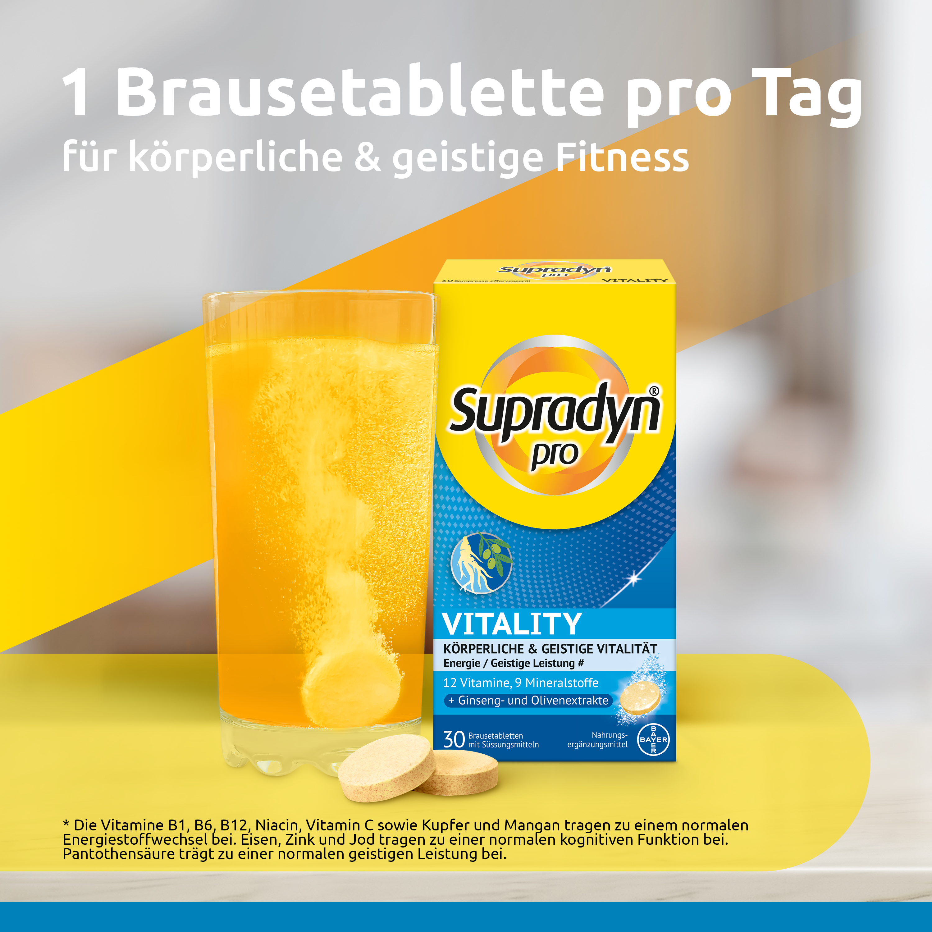SUPRADYN pro Vitality Brausetabl 30 Stk