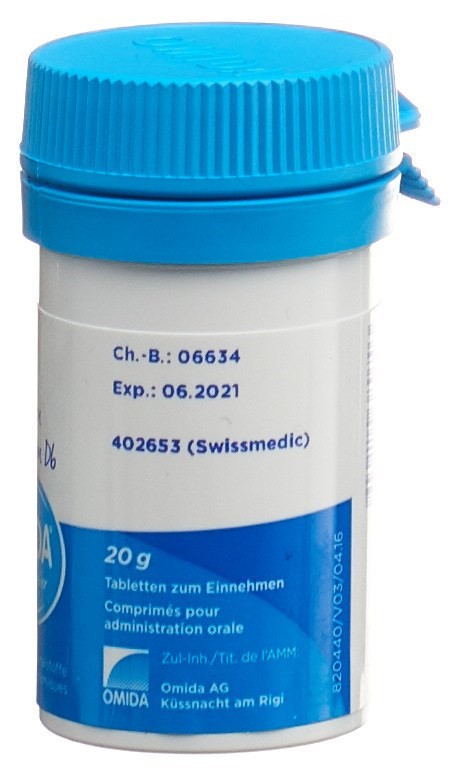 OMIDA SCHÜSSLER Nr6 Kal sulf Tabl D 6 Ds 20 g