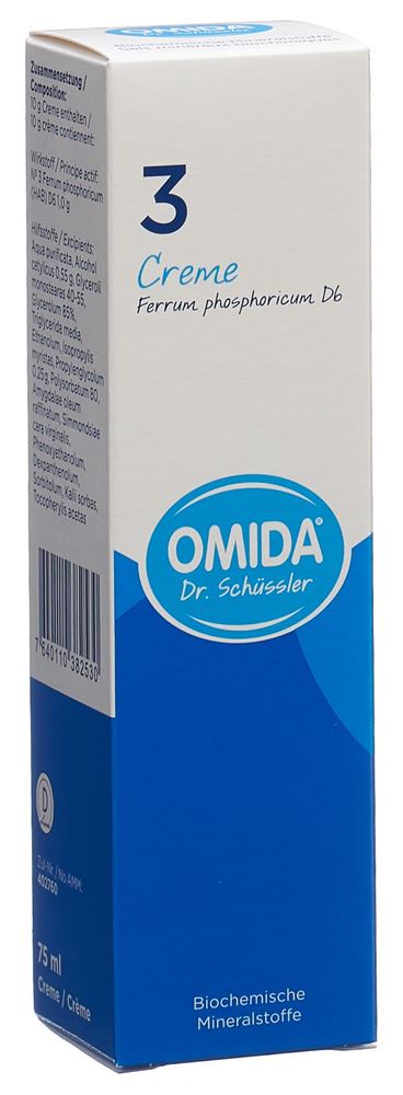 OMIDA SCHÜSSLER Nr3 Ferr phos Creme D 6 Tb 75 ml