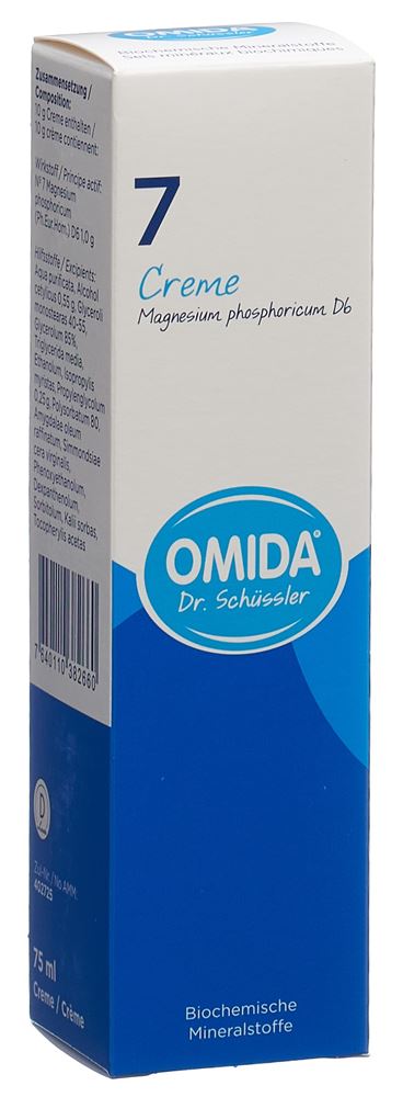 OMIDA SCHÜSSLER Nr7 Magn phos Creme D 6 Tb 75 ml