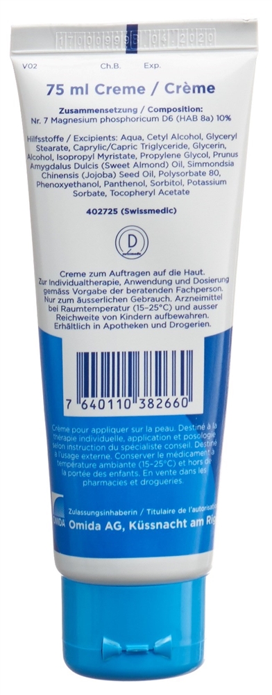 OMIDA SCHÜSSLER Nr7 Magn phos Creme D 6 Tb 75 ml