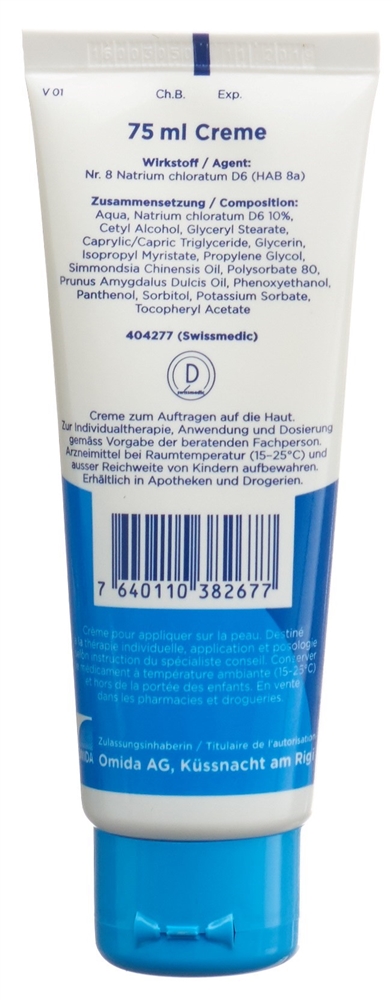 OMIDA SCHÜSSLER Nr8 Natr chlor Creme D 6 Tb 75 ml
