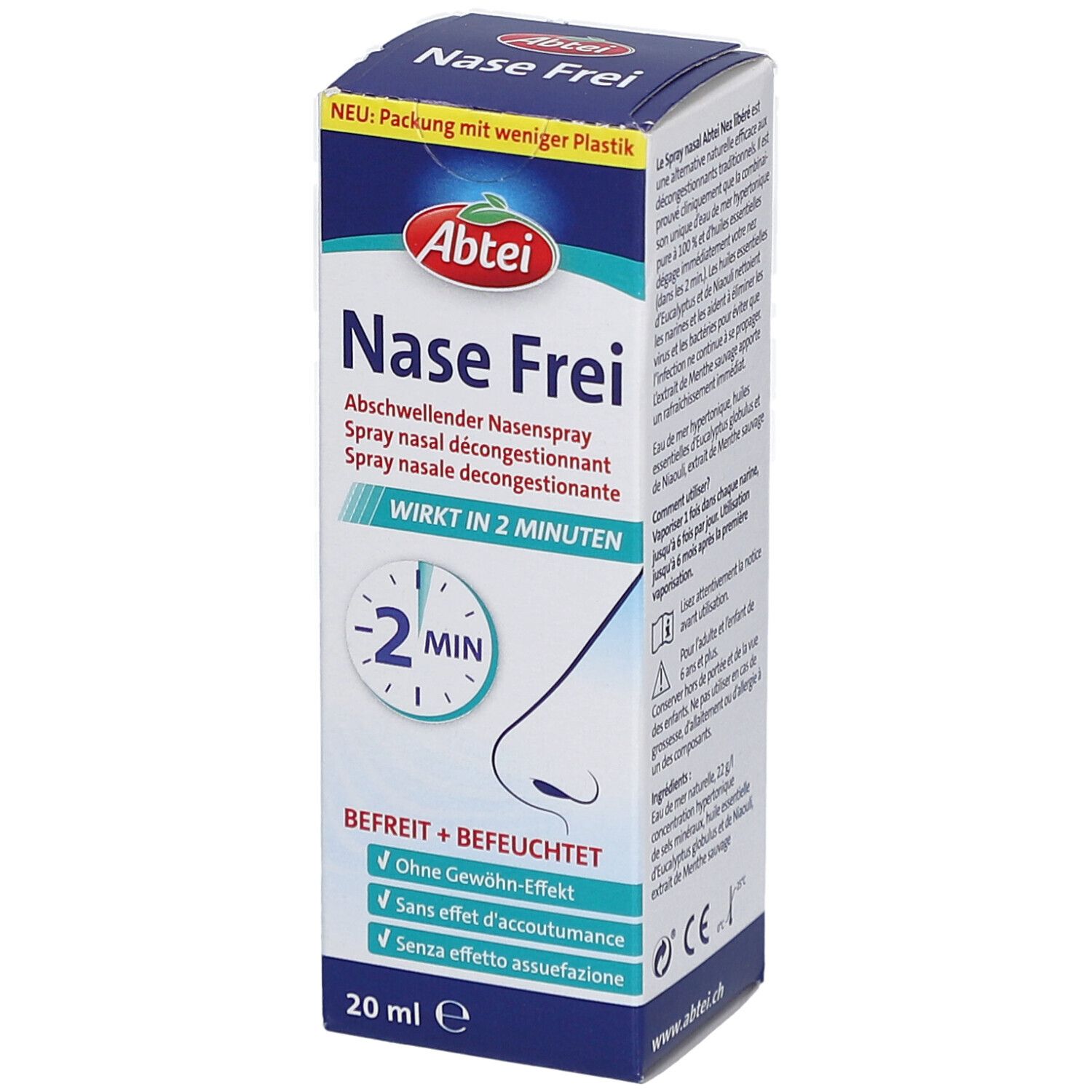 ABTEI Nase frei Nasenspray CH 20 ml