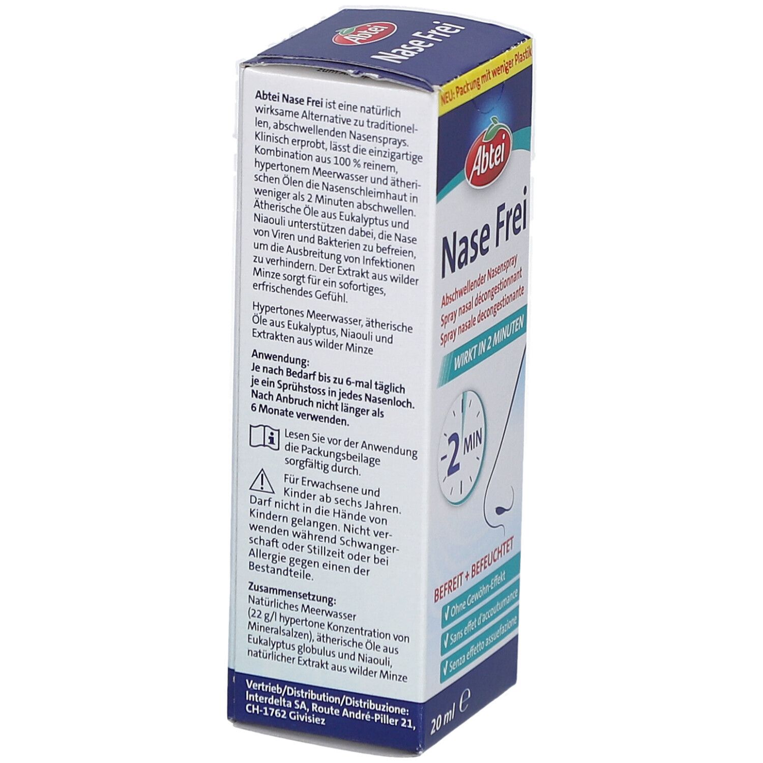 ABTEI Nase frei Nasenspray CH 20 ml