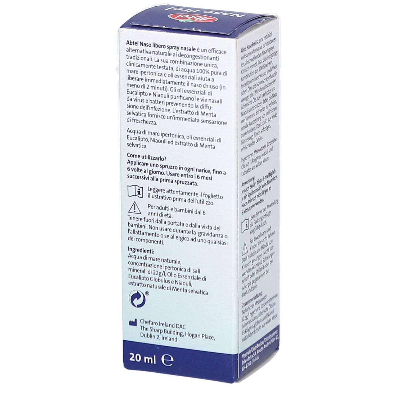 ABTEI Nase frei Nasenspray CH 20 ml