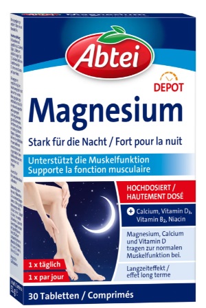ABTEI Magnesium Stark für die Nacht Tabl 30 Stk