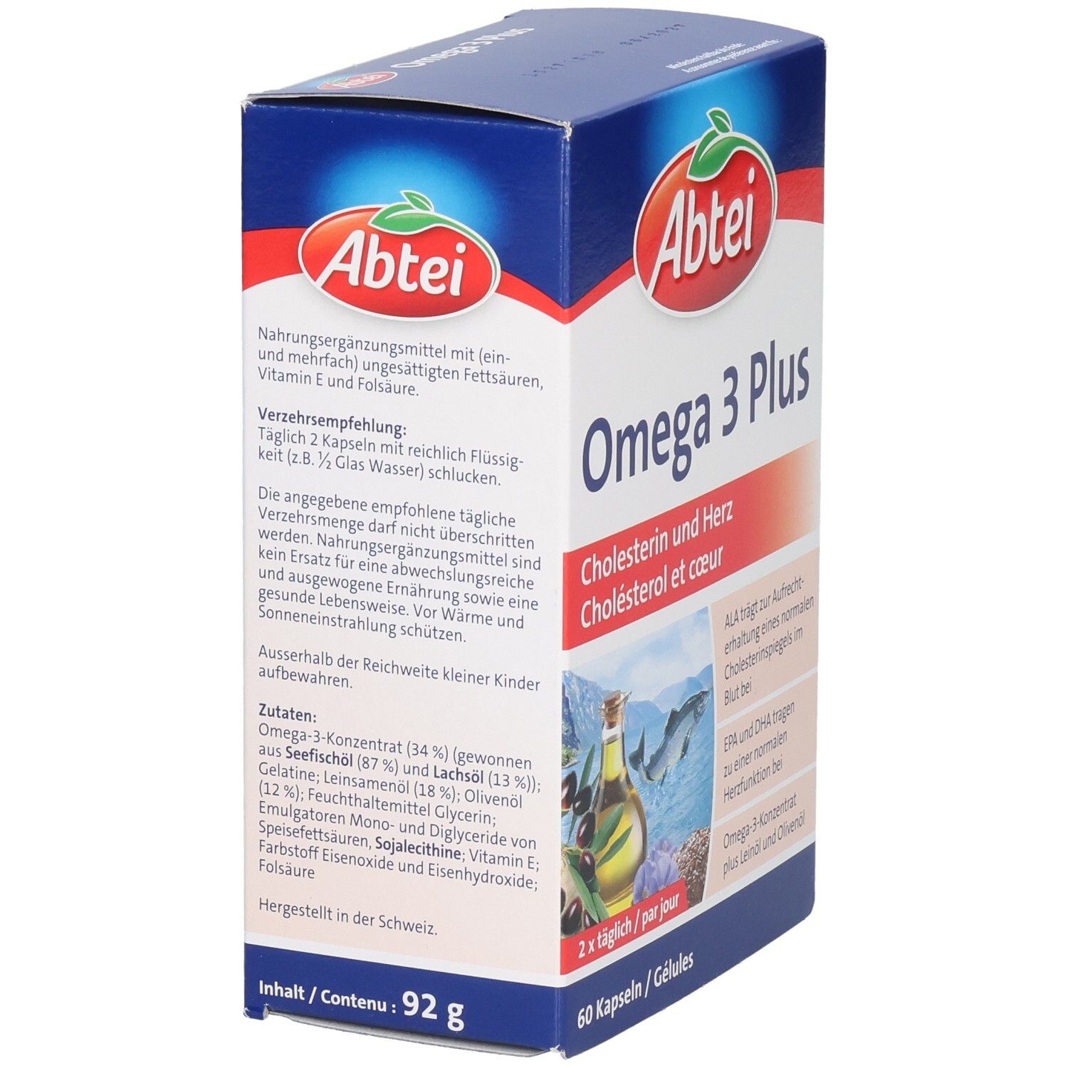 ABTEI Omega 3 Plus Kaps 60 Stk