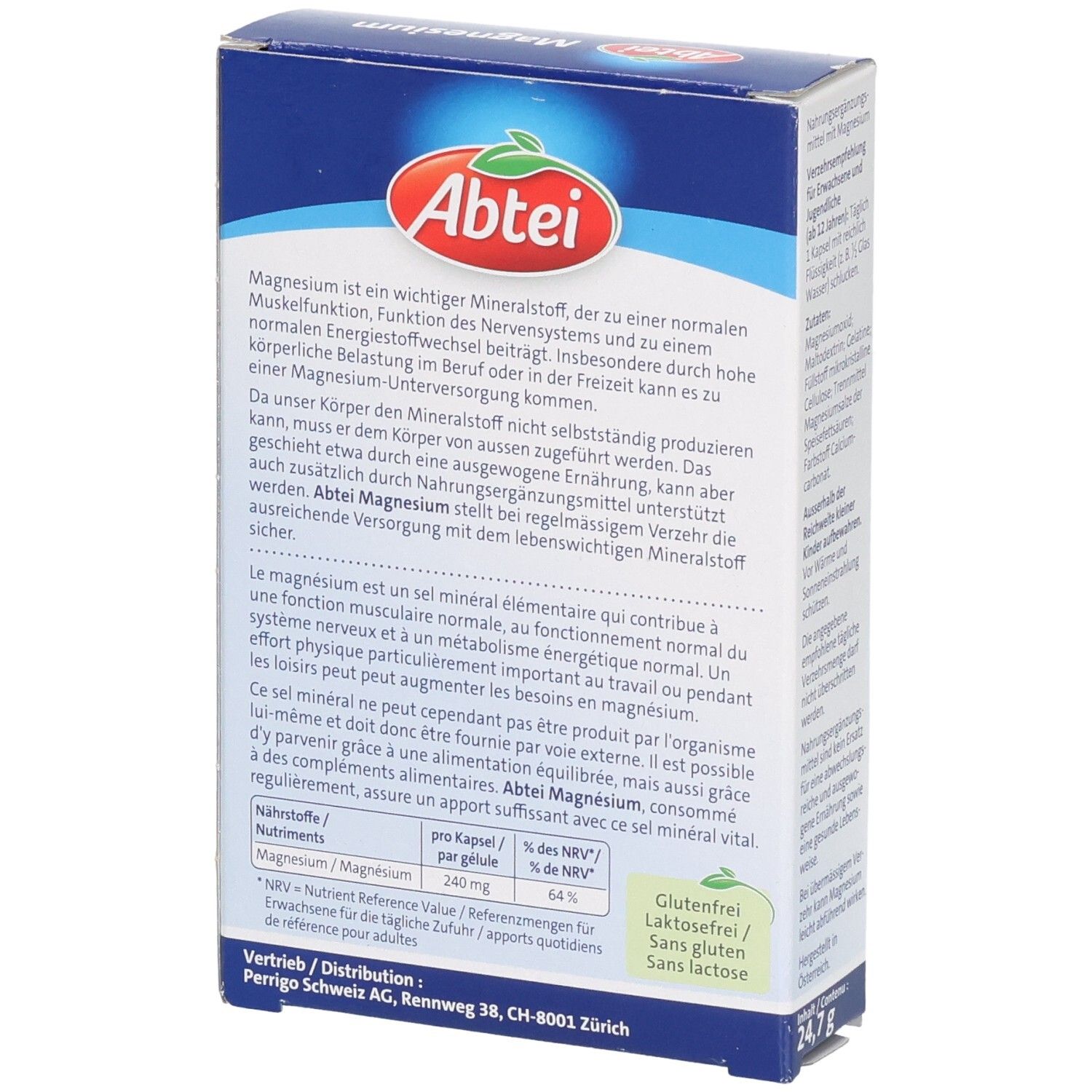 ABTEI Magnesium Kaps 240 mg TF CH 40 Stk