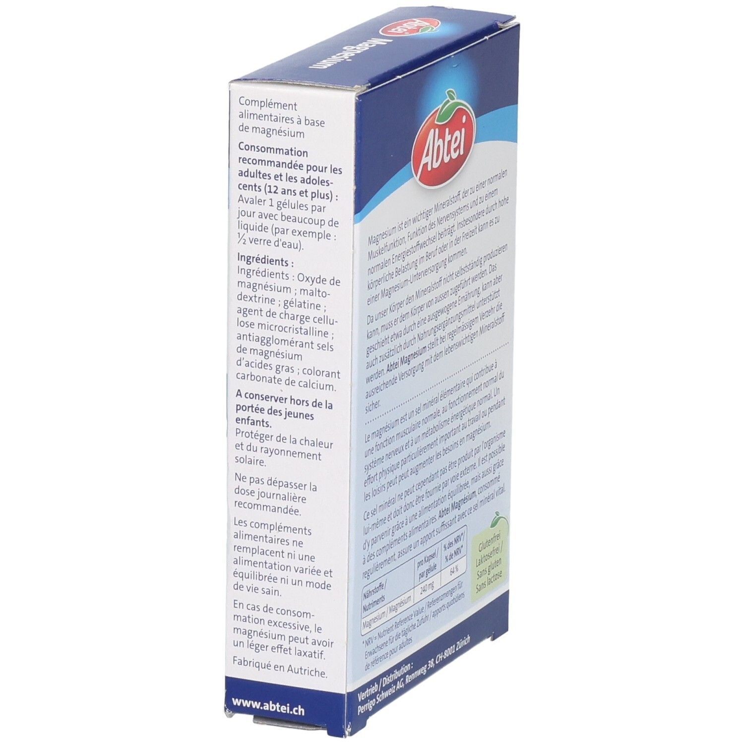 ABTEI Magnesium Kaps 240 mg TF CH 40 Stk