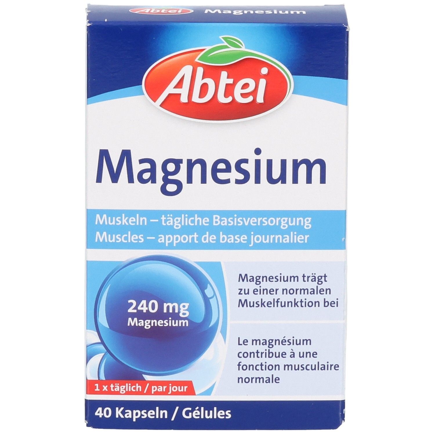 ABTEI Magnesium Kaps 240 mg TF CH 40 Stk