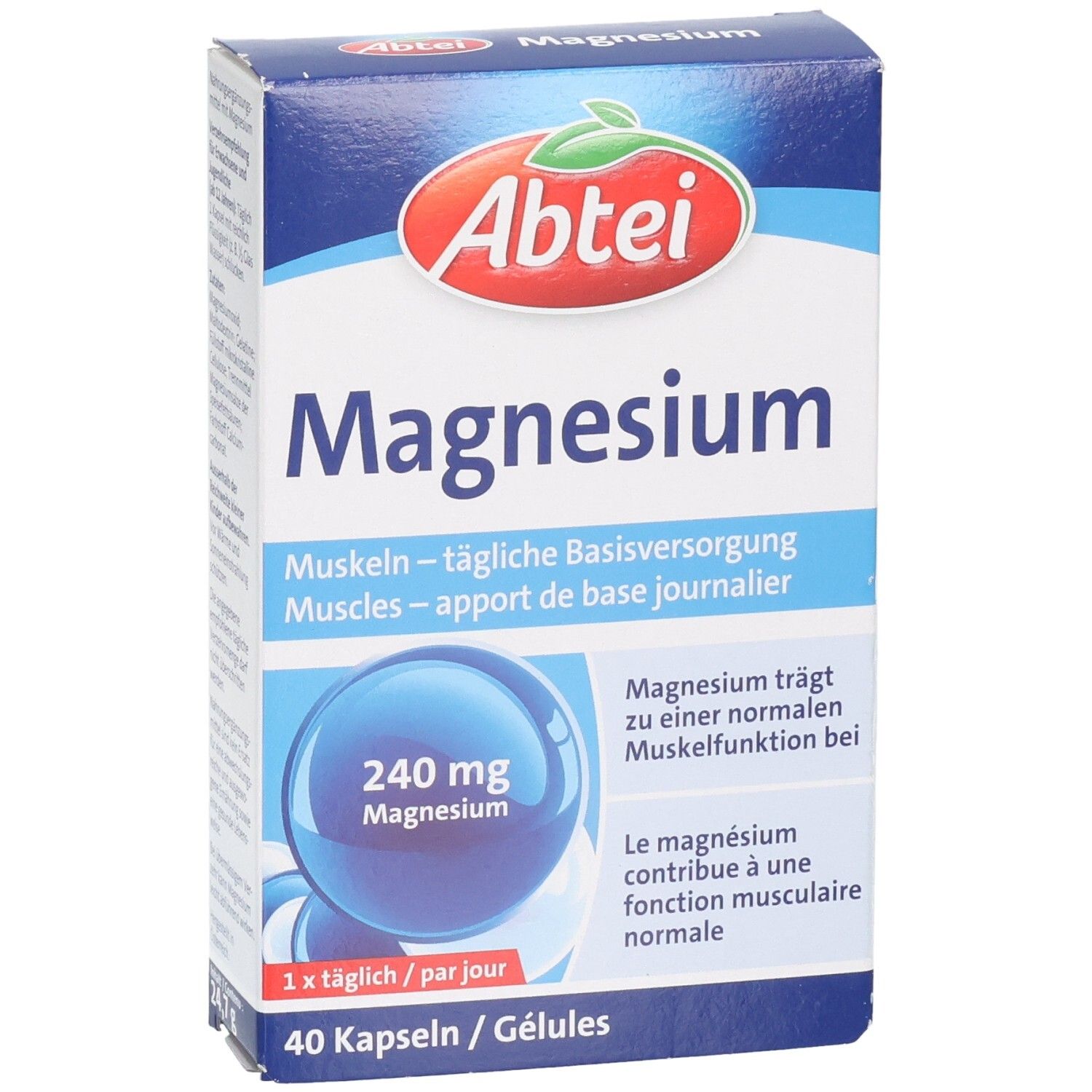 ABTEI Magnesium Kaps 240 mg TF CH 40 Stk