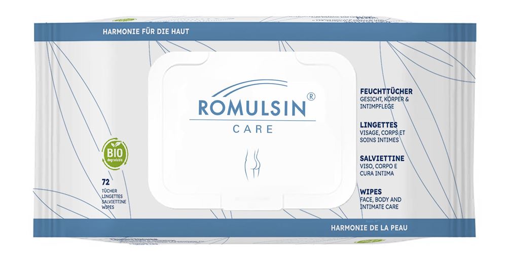 ROMULSIN Care Feuchttücher Ges Körp&Intim 72 Stk