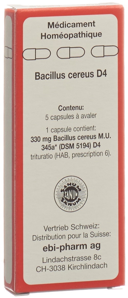 SANUM Bacillus cereus Kaps D 4 5 Stk