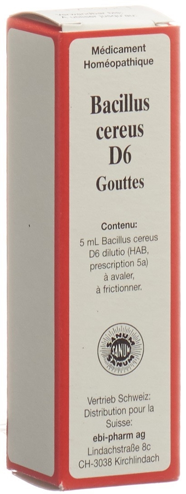 SANUM Bacillus cereus Tropfen D 6 5 ml