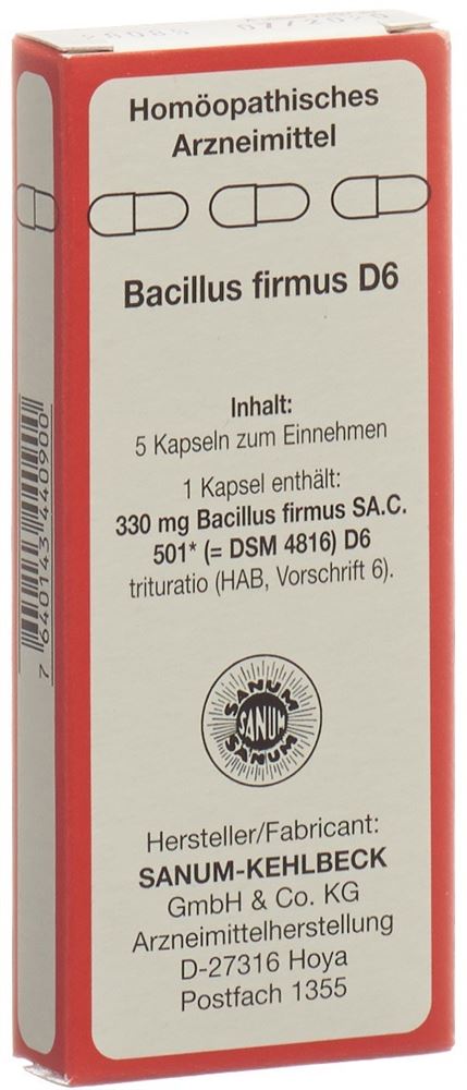 SANUM Bacillus firmus Kaps D 6 5 Stk