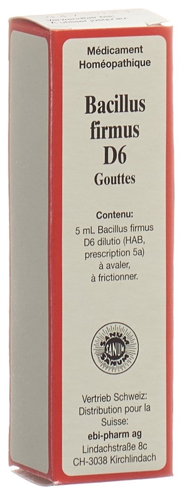 SANUM Bacillus firmus Tropfen D 6 5 ml