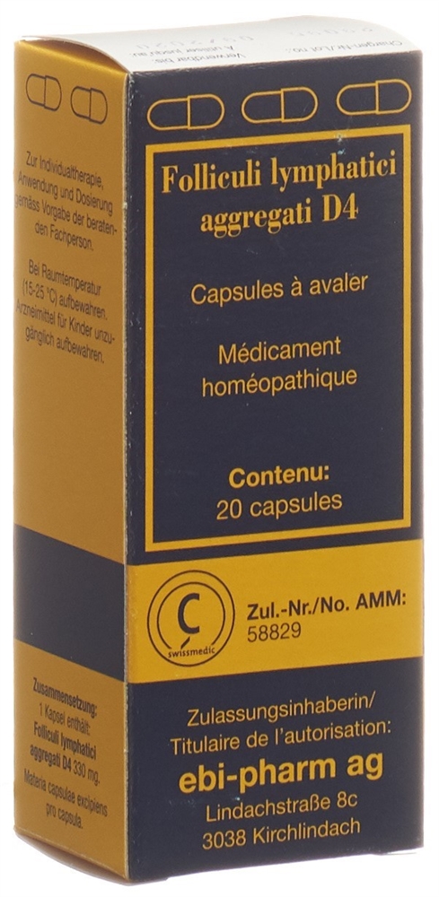 SANUM Folliculi lymphatic aggregat Kaps D 4 20 Stk