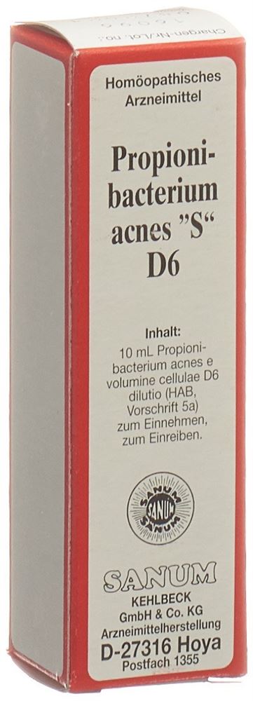 SANUM Propionibact acnes Tropfen D 6 10 ml