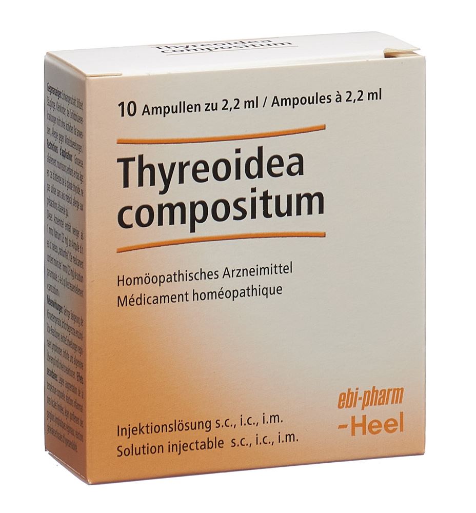 THYREOIDEA COMP Heel Inj Lös 10 Amp 2.2 ml