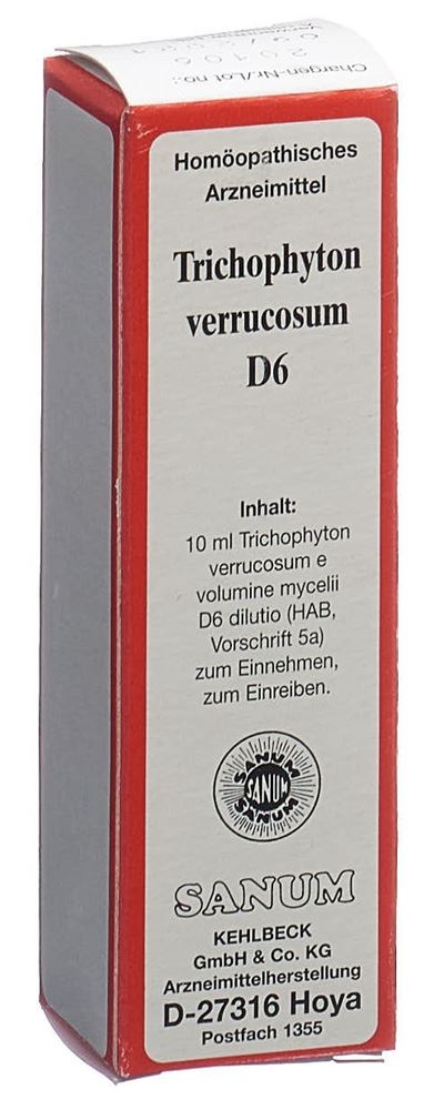 SANUM Trichophyton verrucosum Tropfen D 6 Fl 10 ml