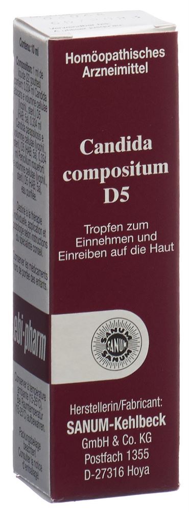 SANUM Candida compositum Tropfen D 5 Fl 10 ml