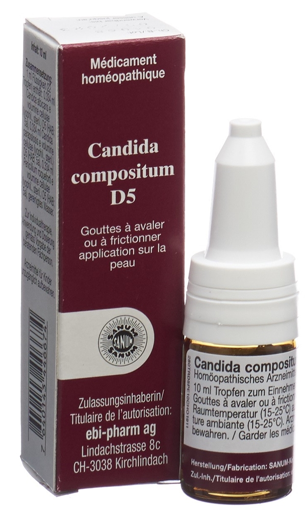 SANUM Candida compositum Tropfen D 5 Fl 10 ml
