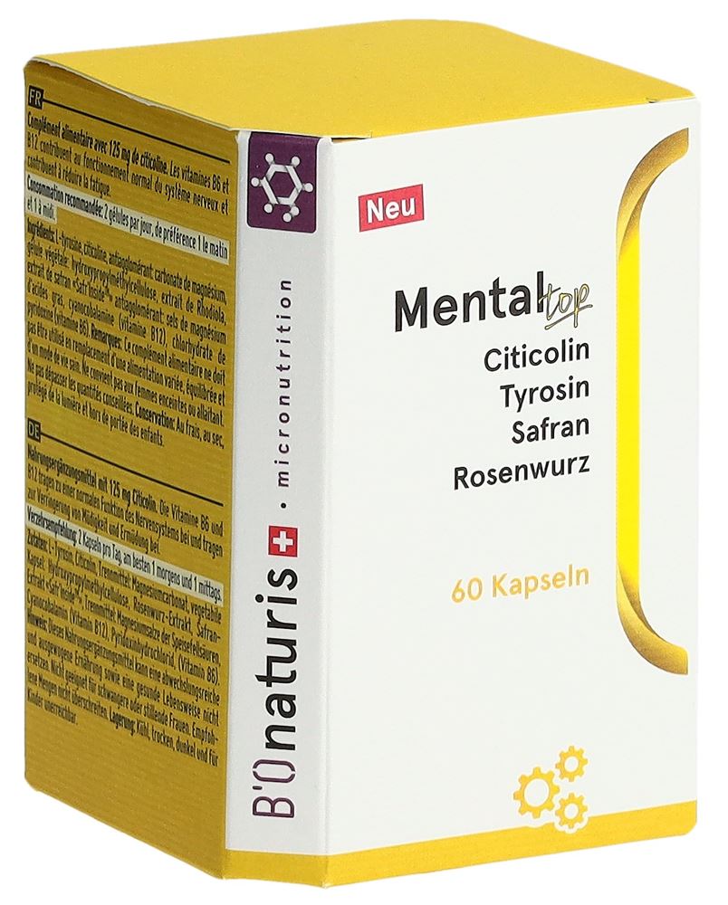 BIONATURIS Mental Top Kaps Ds 60 Stk