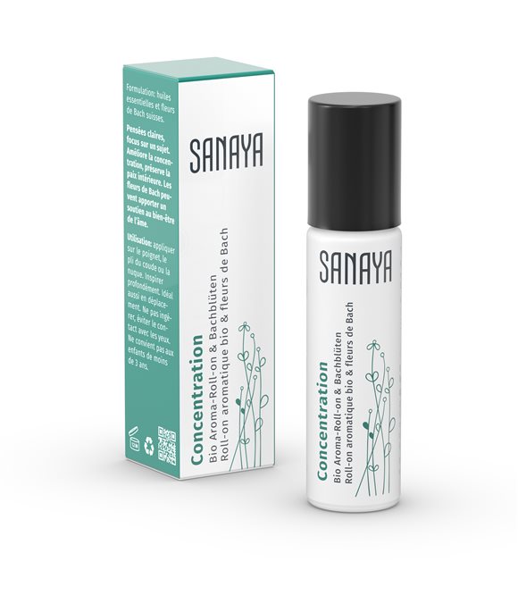 SANAYA Aroma&Bachblüt Roll on Concentr Bio 10 ml
