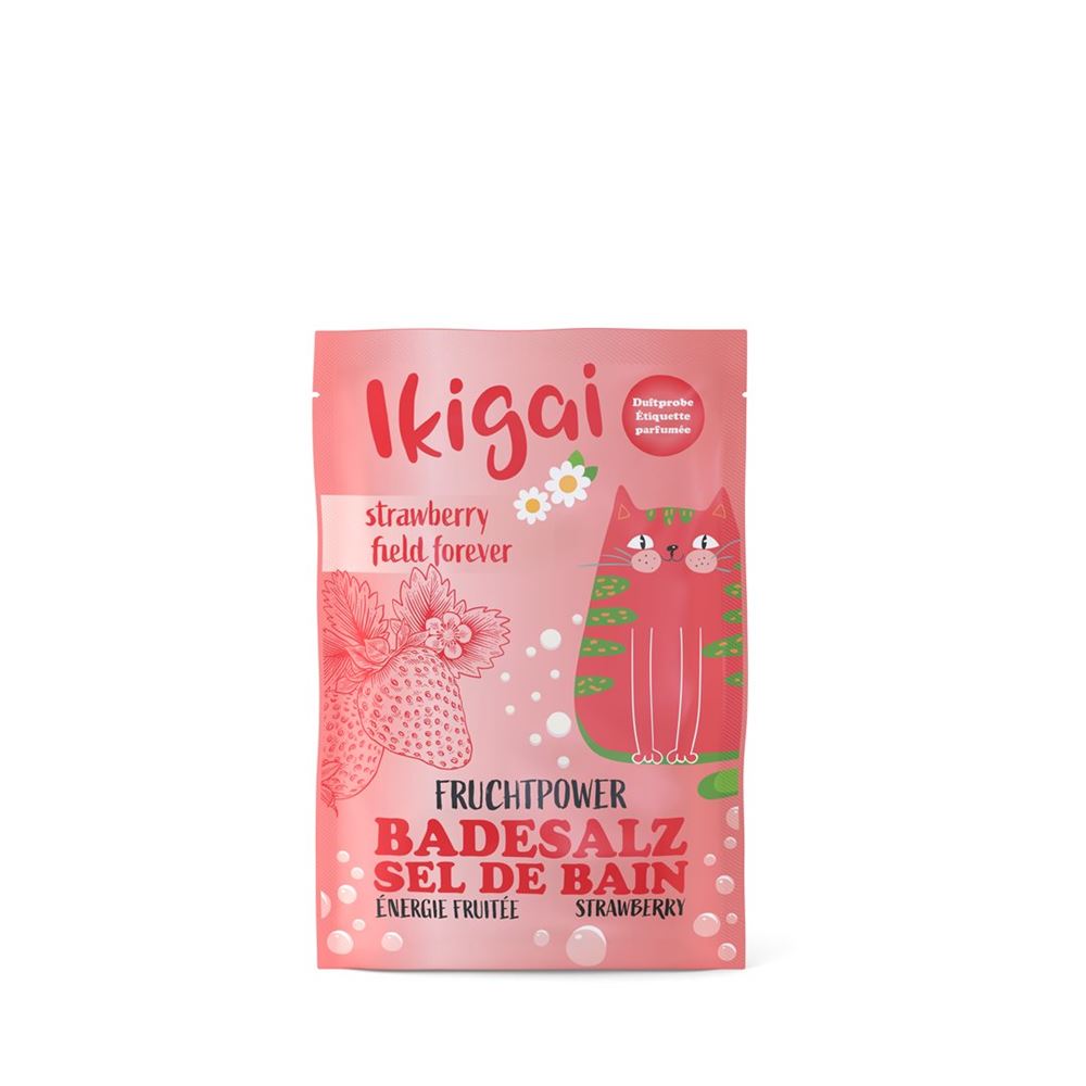 IKIGAI Badesalz Strawberry Field Forever 60 g