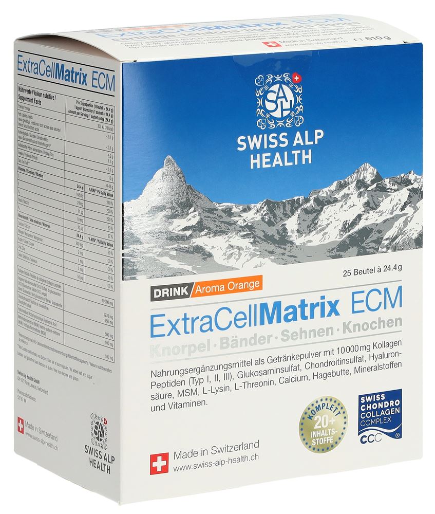 EXTRA CELL Matrix ECM Drink Gelenke Orange 30 Stk