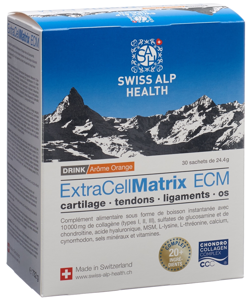 EXTRA CELL Matrix ECM Drink Gelenke Orange 30 Stk