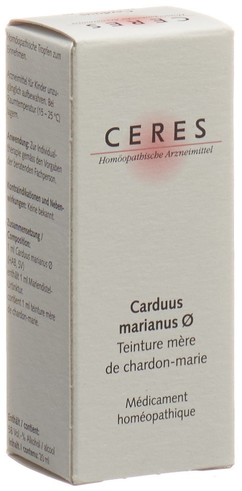 CERES Carduus marianus Urtinkt Fl 20 ml