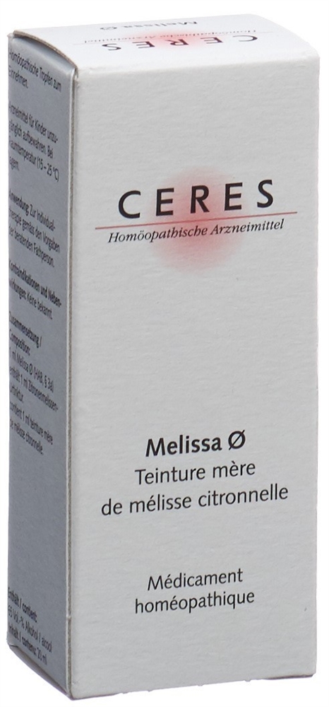 CERES Melissa officinalis Urtinkt Fl 20 ml