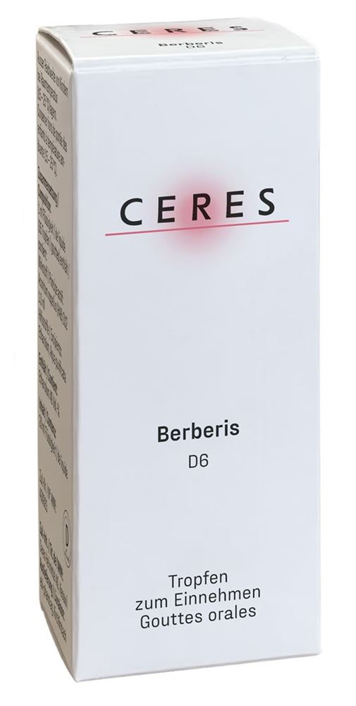 CERES Berberis D 6 Dilution Fl 20 ml