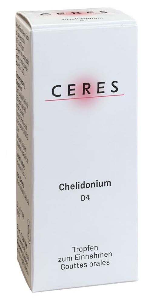CERES Chelidonium D 4 Dilution Fl 20 ml