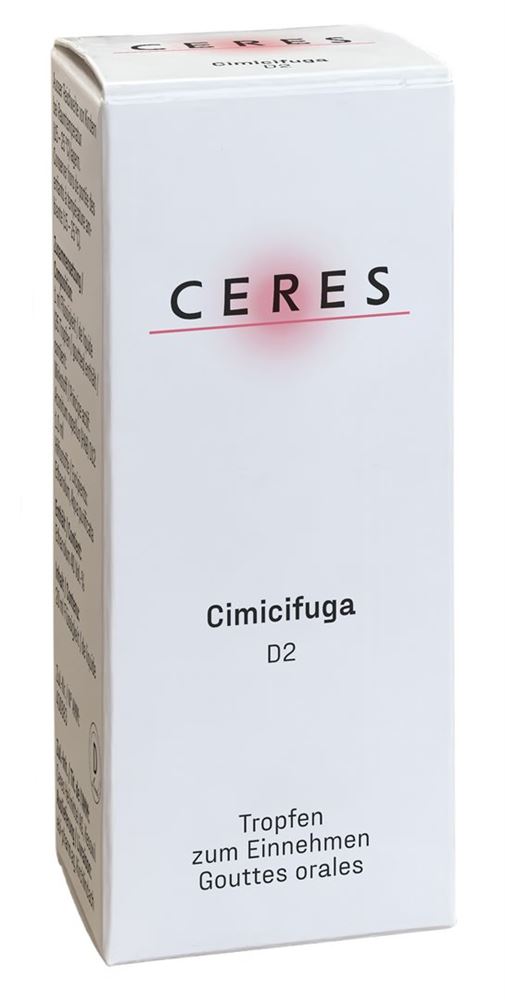 CERES Cimicifuga D 2 Dilution Fl 20 ml