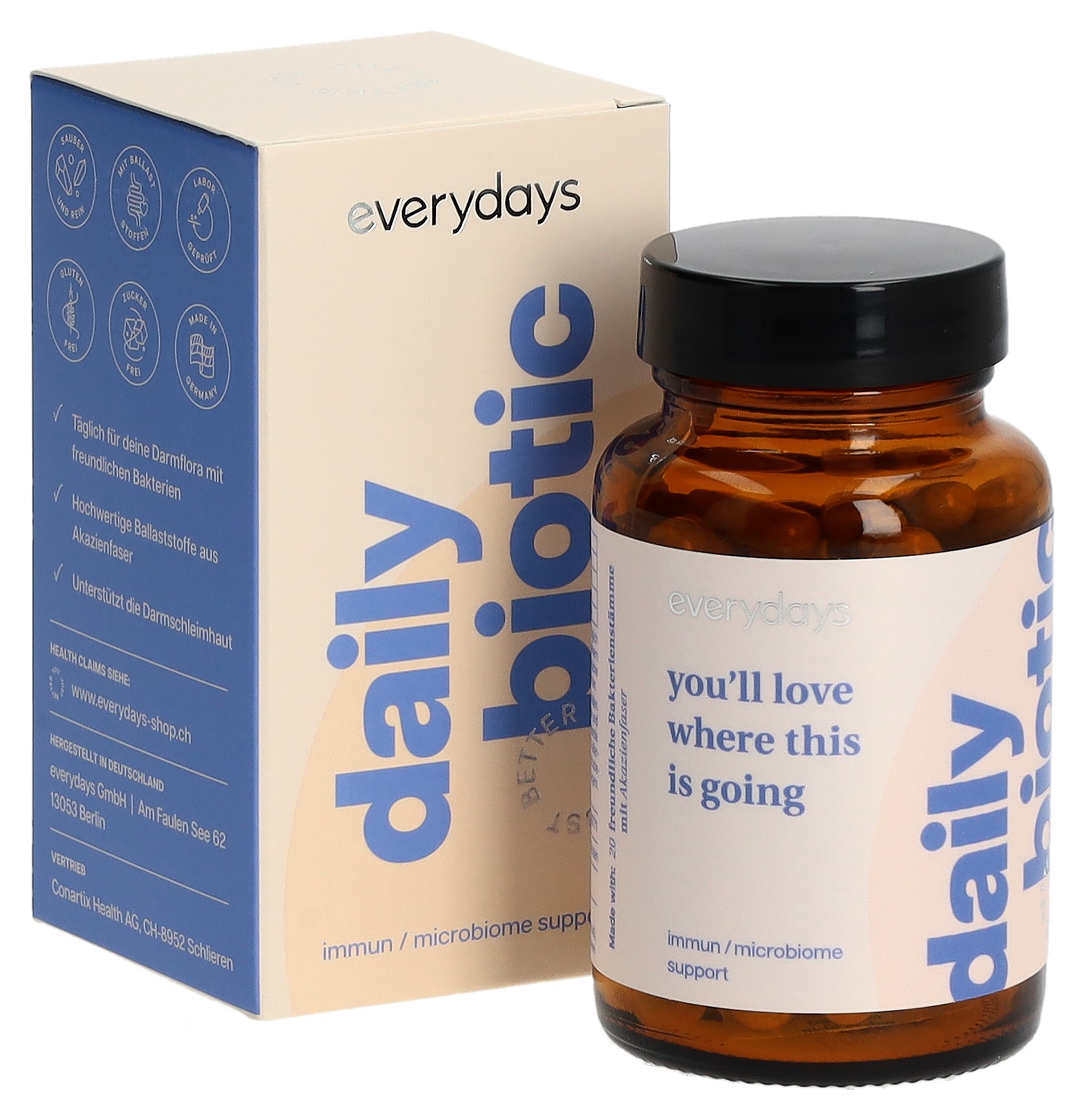 EVERYDAYS Daily Biotic 20 Stämme Kaps 60 Stk