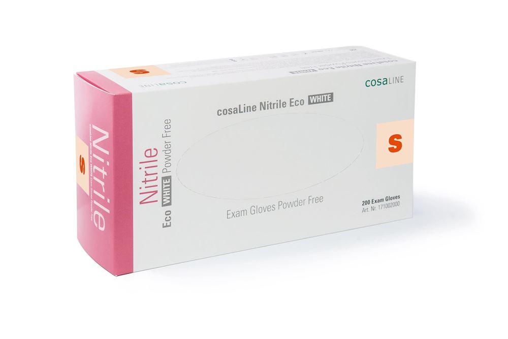 COSALINE Gants examen S Nit Eco blanc no p 200 pce
