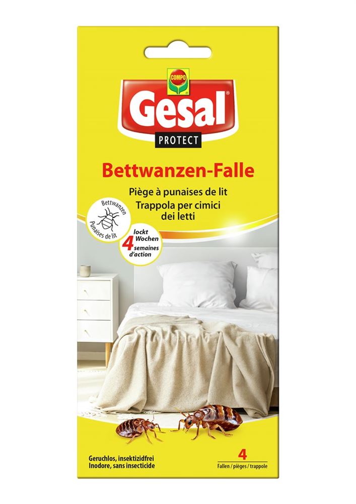 GESAL PROTECT Bettwanzen-Falle 2 x 2 Stk