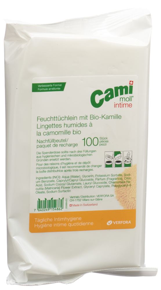 CAMI MOLL intime Feuchttücher refill NF 100 Stk