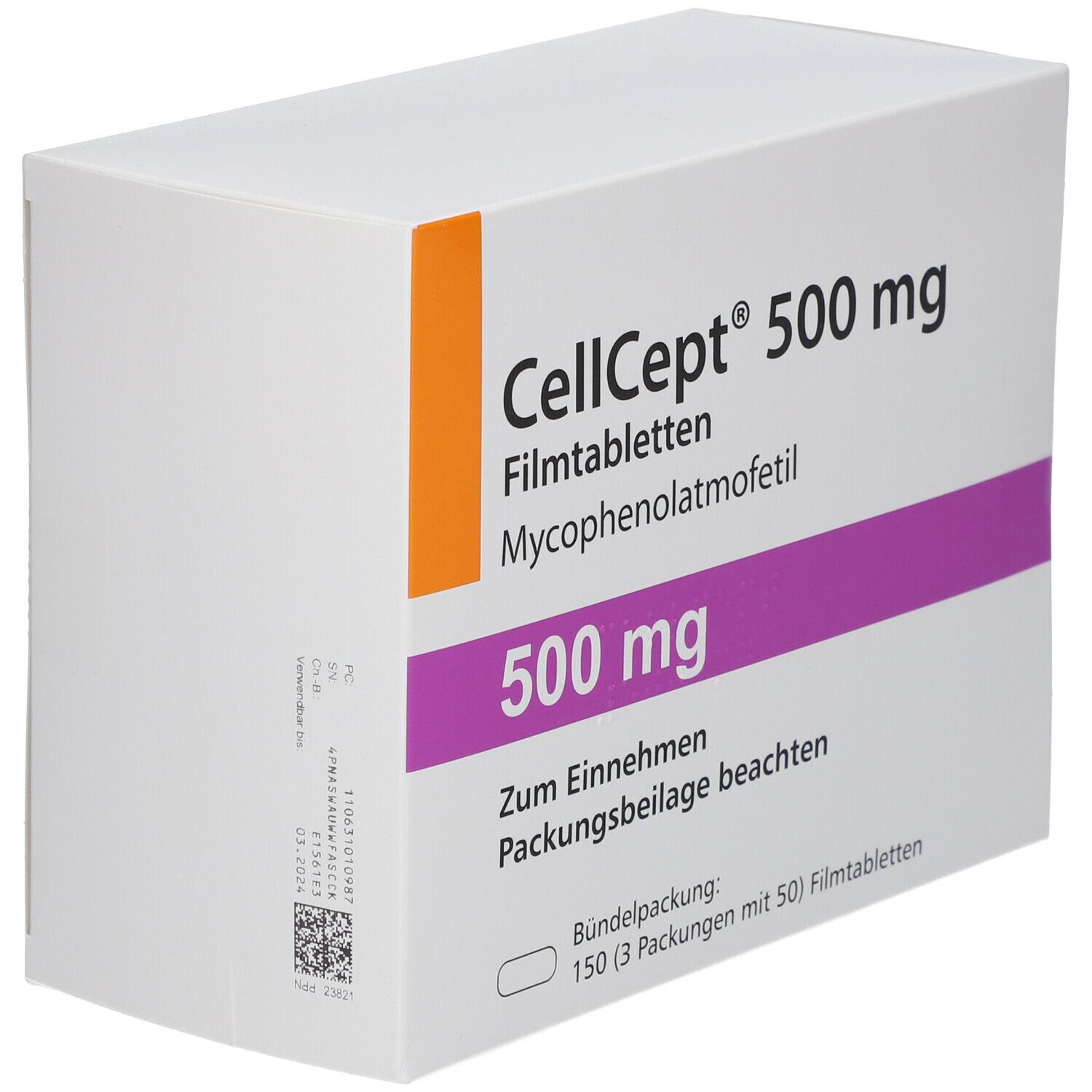 CELLCEPT (IP-APS) cpr pell 500 mg 150 pce