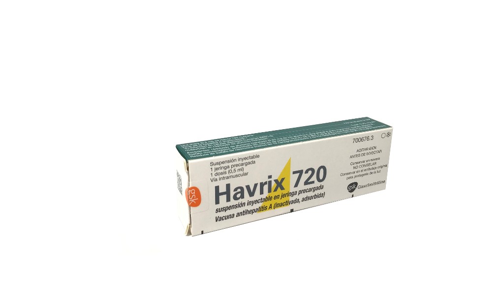 HAVRIX 720 susp inj (n ser pré) ser pré 0.5 ml