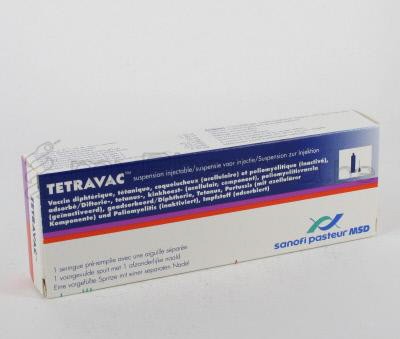 TETRAVAC susp inj av 1 aiguille ser pré 0.5 ml