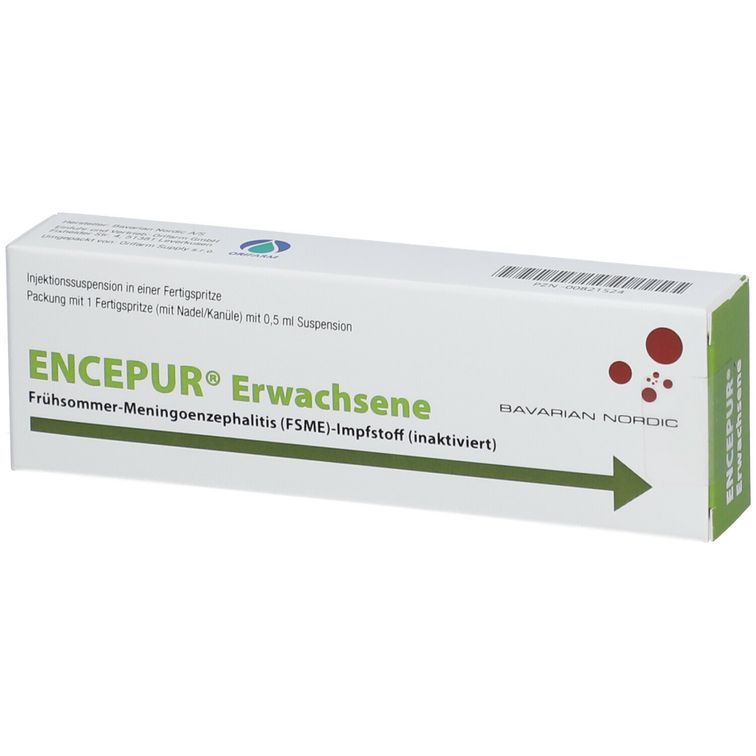 ENCEPUR N susp inj ser pré 0.5 ml