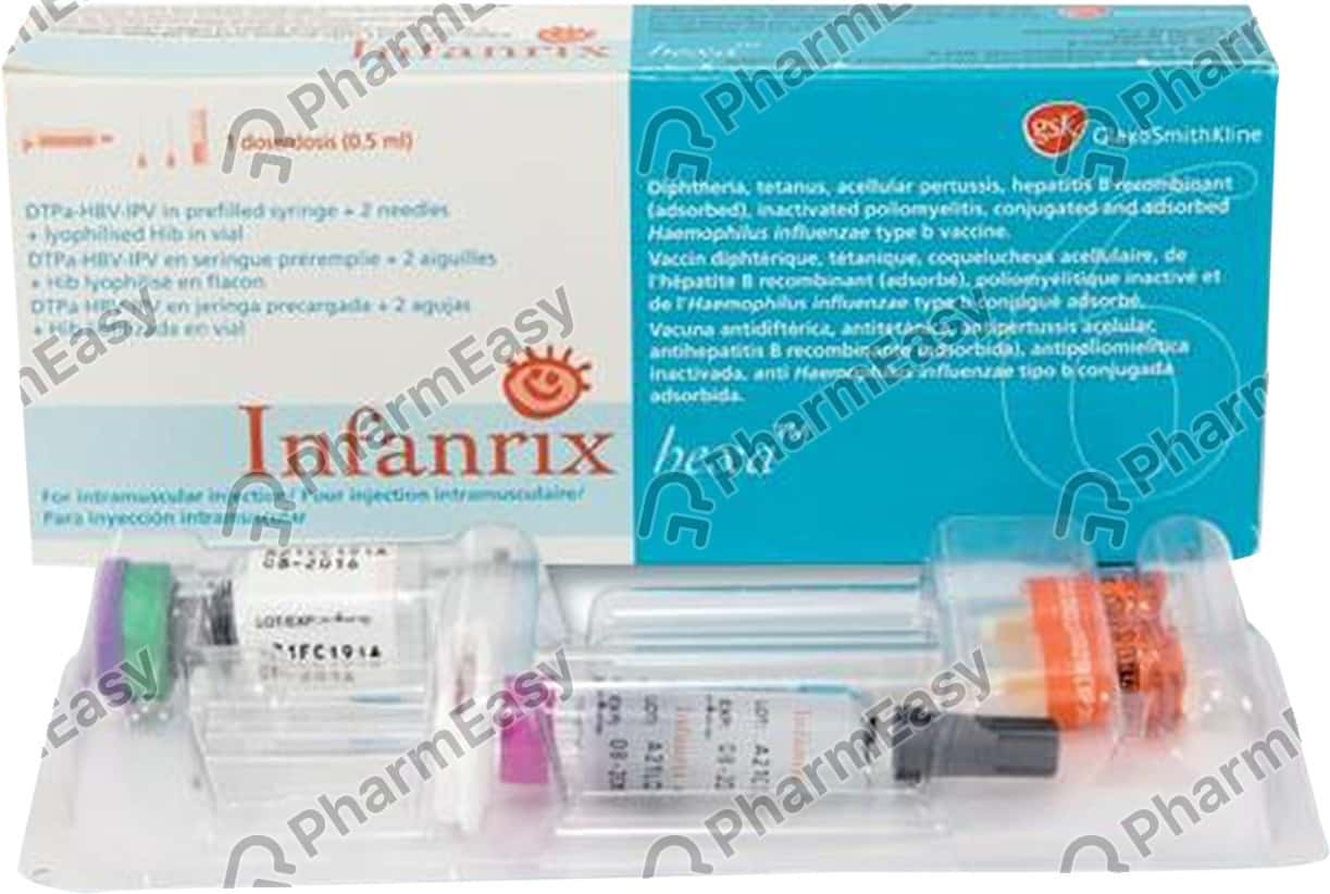 INFANRIX hexa susp inj (n ser pré) 0.5 ml