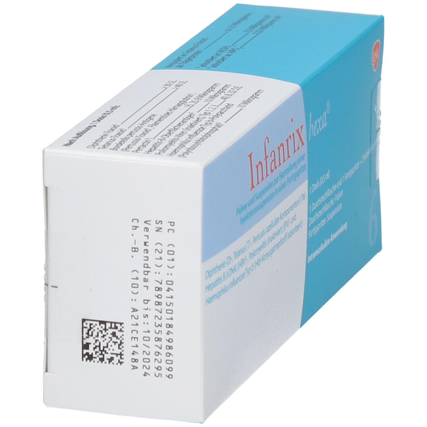 INFANRIX hexa susp inj (n ser pré) 10 x 0.5 ml