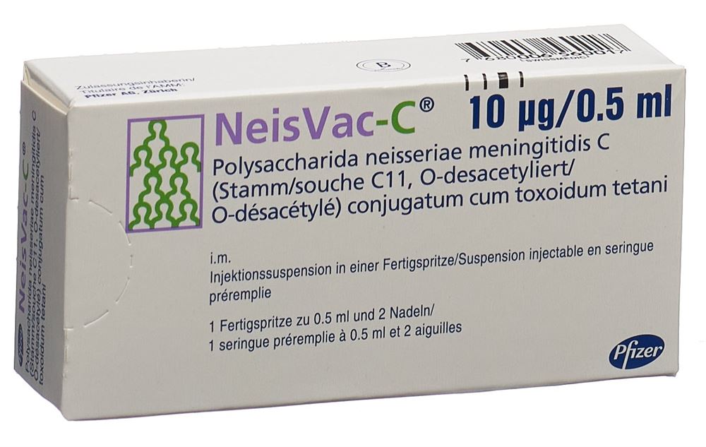 NEISVAC-C susp inj ser pré 0.5 ml