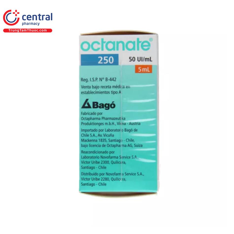 OCTANATE subst sèche 250 UI c solv+set applicat