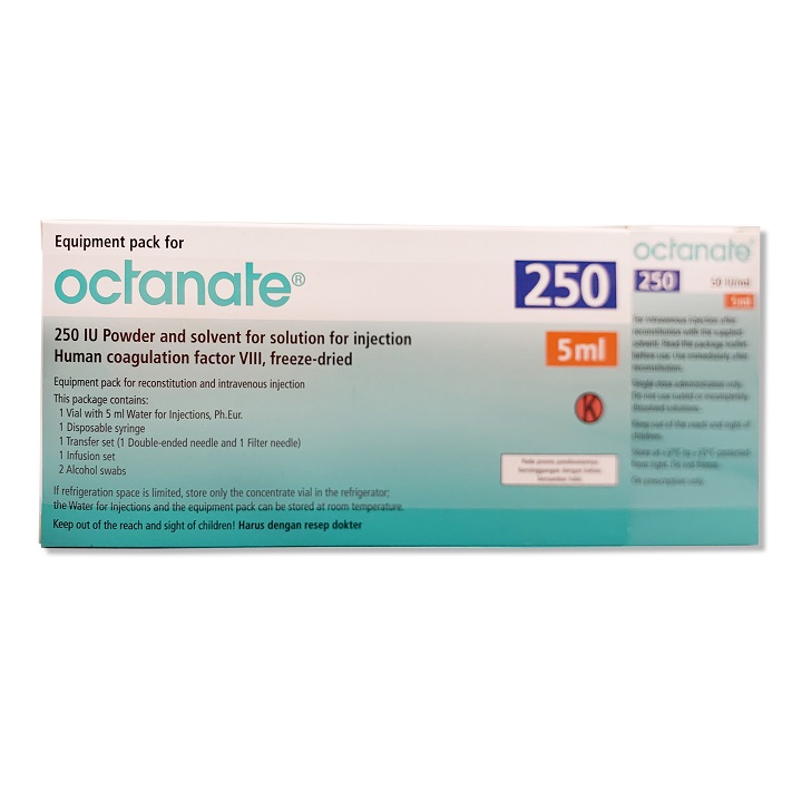 OCTANATE subst sèche 250 UI c solv+set applicat